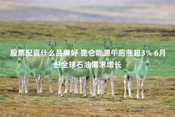 股票配资什么品牌好 昆仑能源午后涨超3% 6月份全球石油需求增长