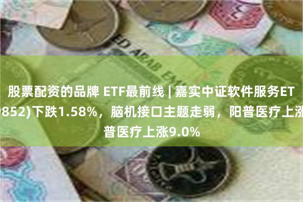 股票配资的品牌 ETF最前线 | 嘉实中证软件服务ETF(159852)下跌1.58%，脑机接口主题走弱，阳普医疗上涨9.0%