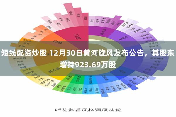 短线配资炒股 12月30日黄河旋风发布公告，其股东增持923.69万股